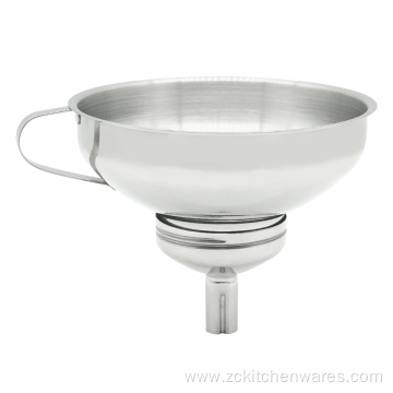 Wide Narrow Mouth Funnel Strainer Set With Filter